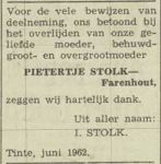 Farenhout Pietertje 1880-1962 NBC-19-06-1962.jpg